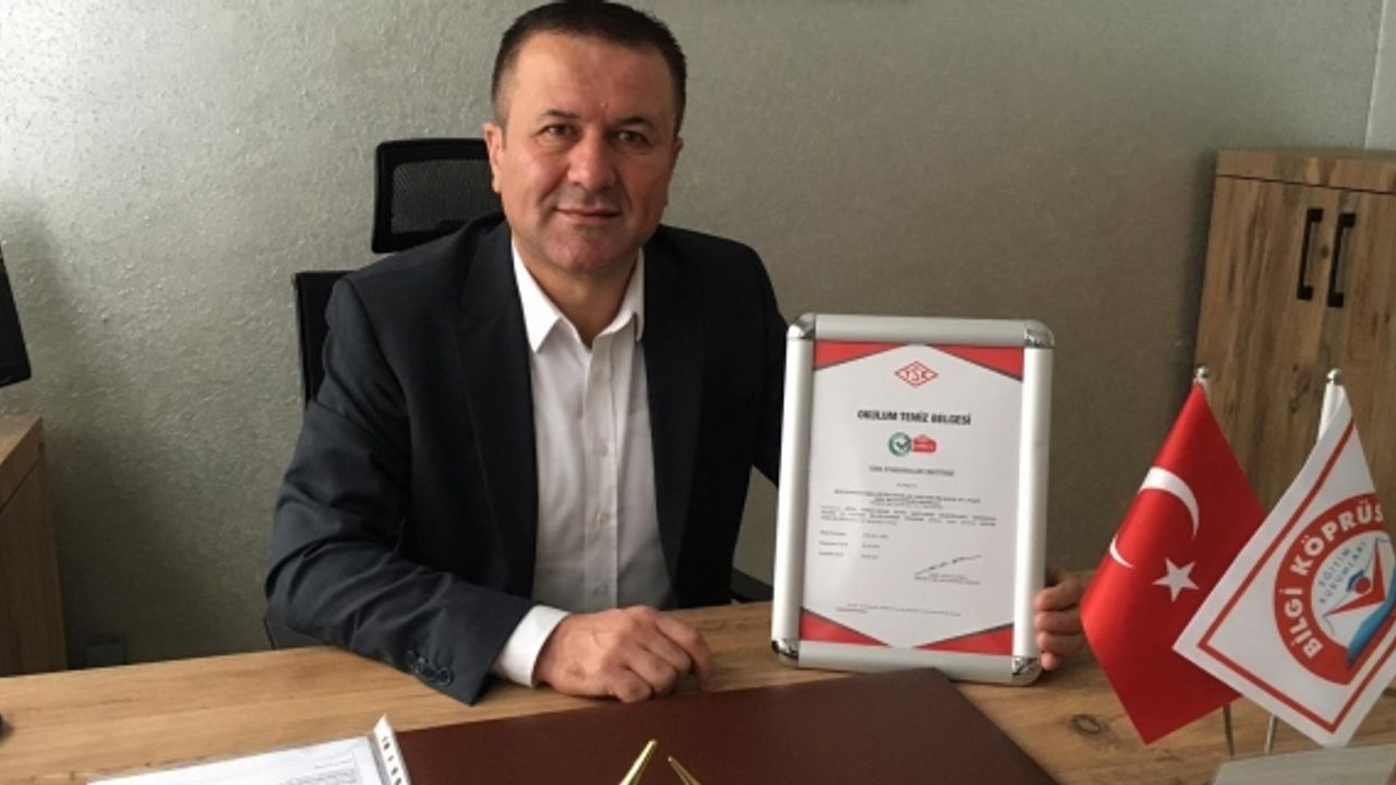 Bilgi Köprüsü, “Okulum Temiz Belgesi” alan ilk anaokulu oldu
