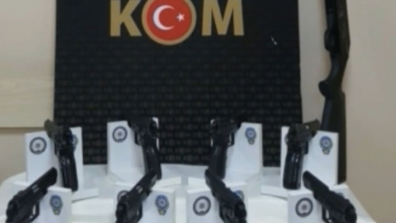3 ilde silah kaçakçılığı operasyonu: 22 gözaltı