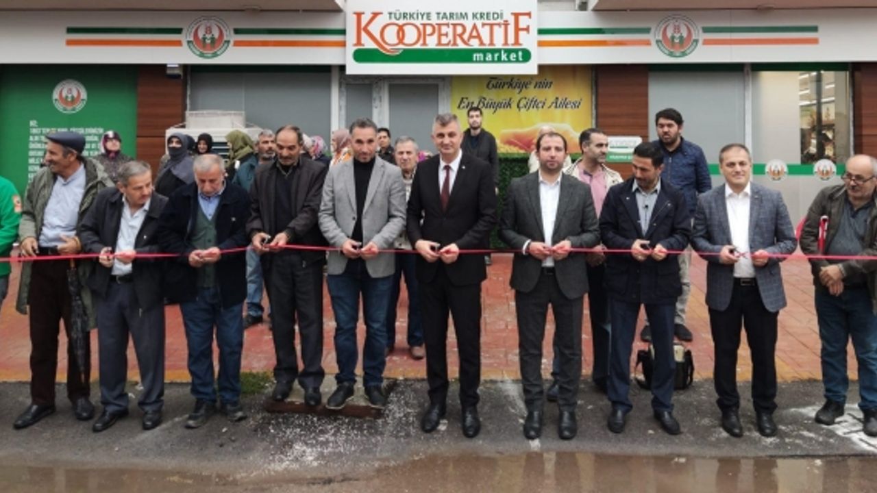 TARIM KREDİ KOOPERATİFİ MARKET KARAKÖPRÜ MAHALLESİ’NDE AÇILDI