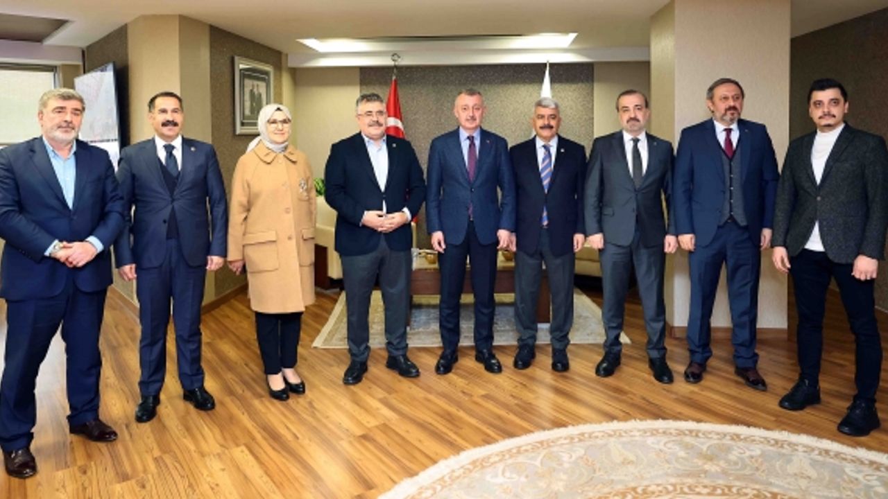 Milletvekillerinden, Başkan  Büyükakın’a hayırlı olsun ziyareti