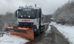 Büyükşehir A Takımı ekiplerinin kar mesaisi