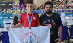 Fatih Emre, İlk uluslararası yüzme yarışlarından başarıyla döndü