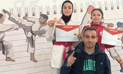 Körfezli karateci kızlar Türkiye Şampiyonası vizesi aldılar