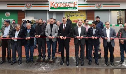 TARIM KREDİ KOOPERATİFİ MARKET KARAKÖPRÜ MAHALLESİ’NDE AÇILDI