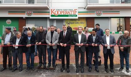 TARIM KREDİ KOOPERATİFİ MARKET KARAKÖPRÜ MAHALLESİ’NDE AÇILDI